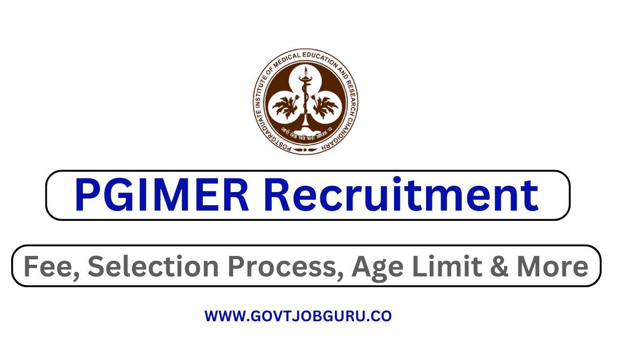 PGIMER Recruitment 2024