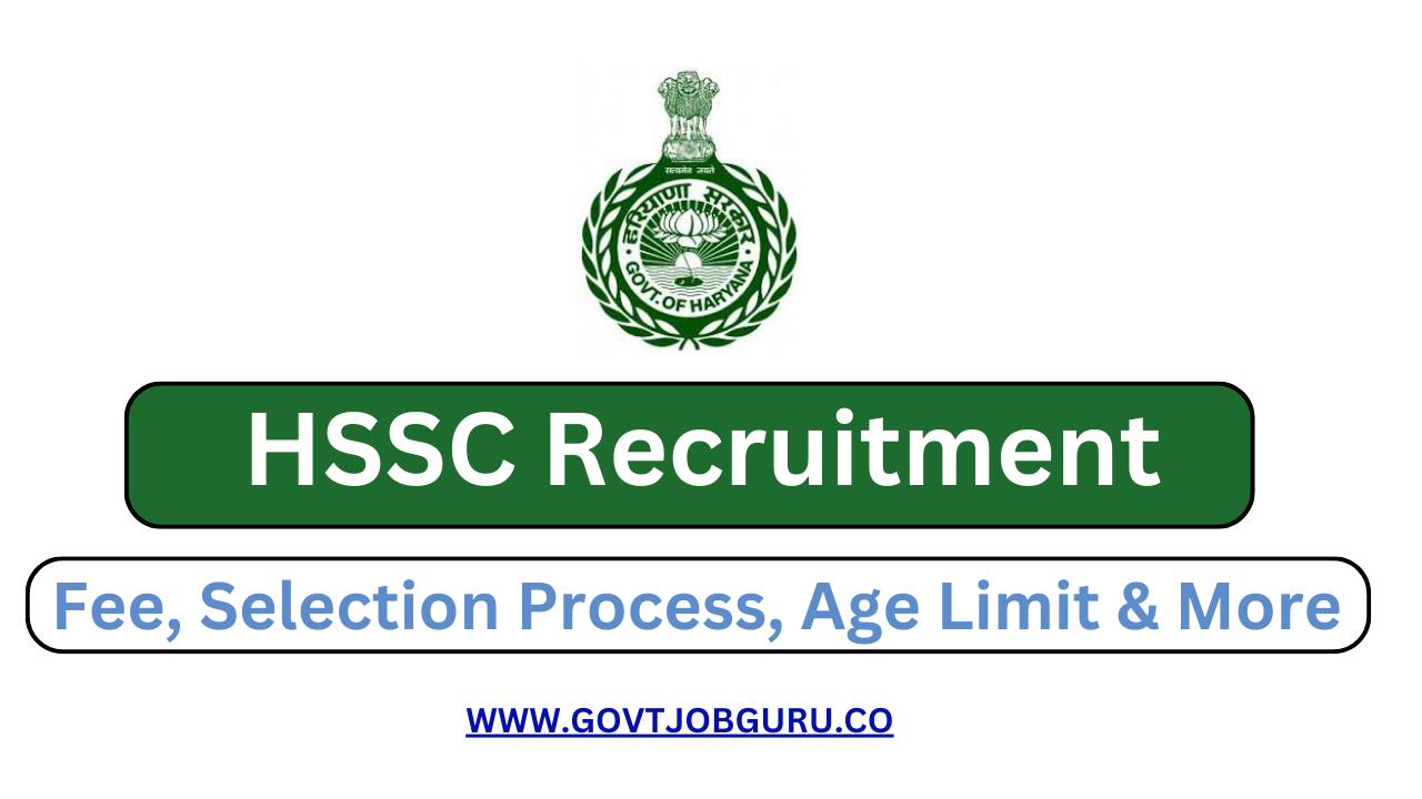 HSSC Recruitment 2024