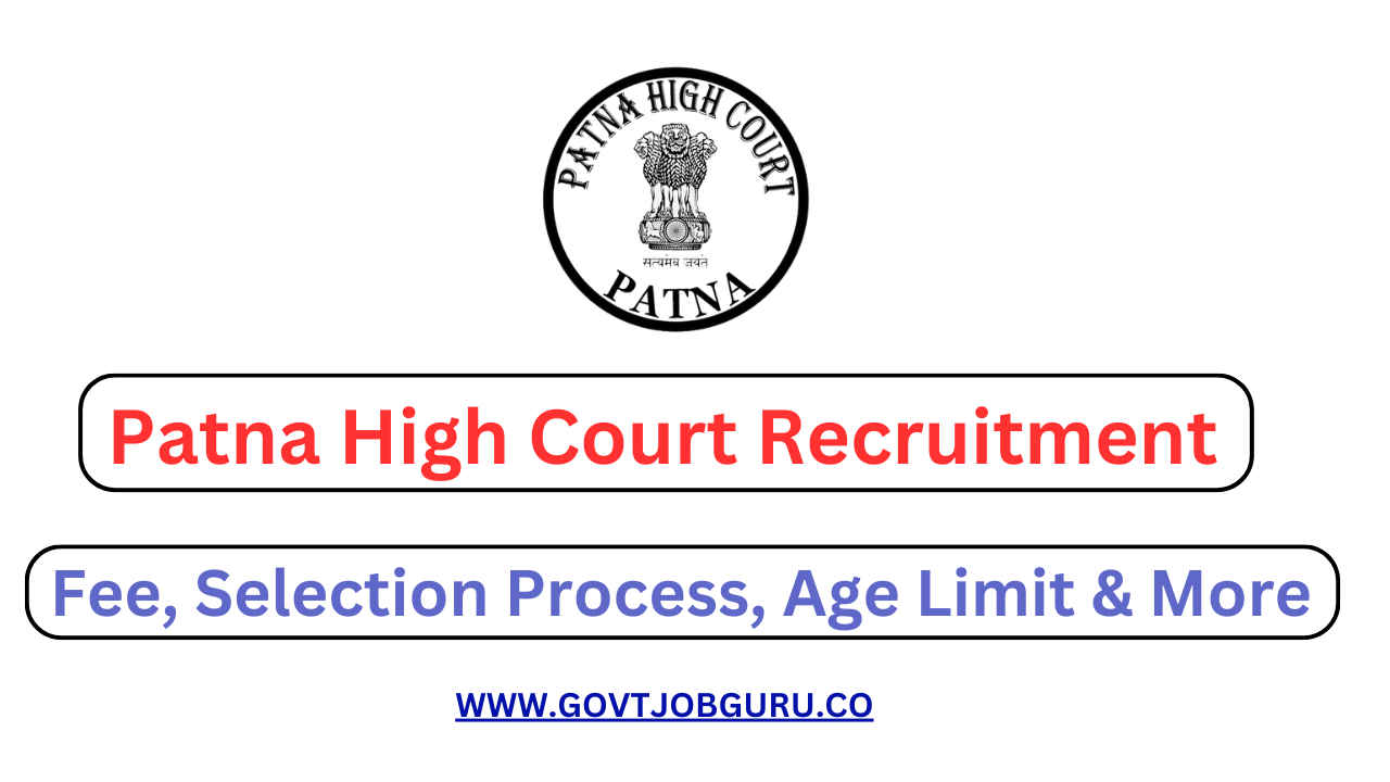 Patna High Court Recruitment 2024