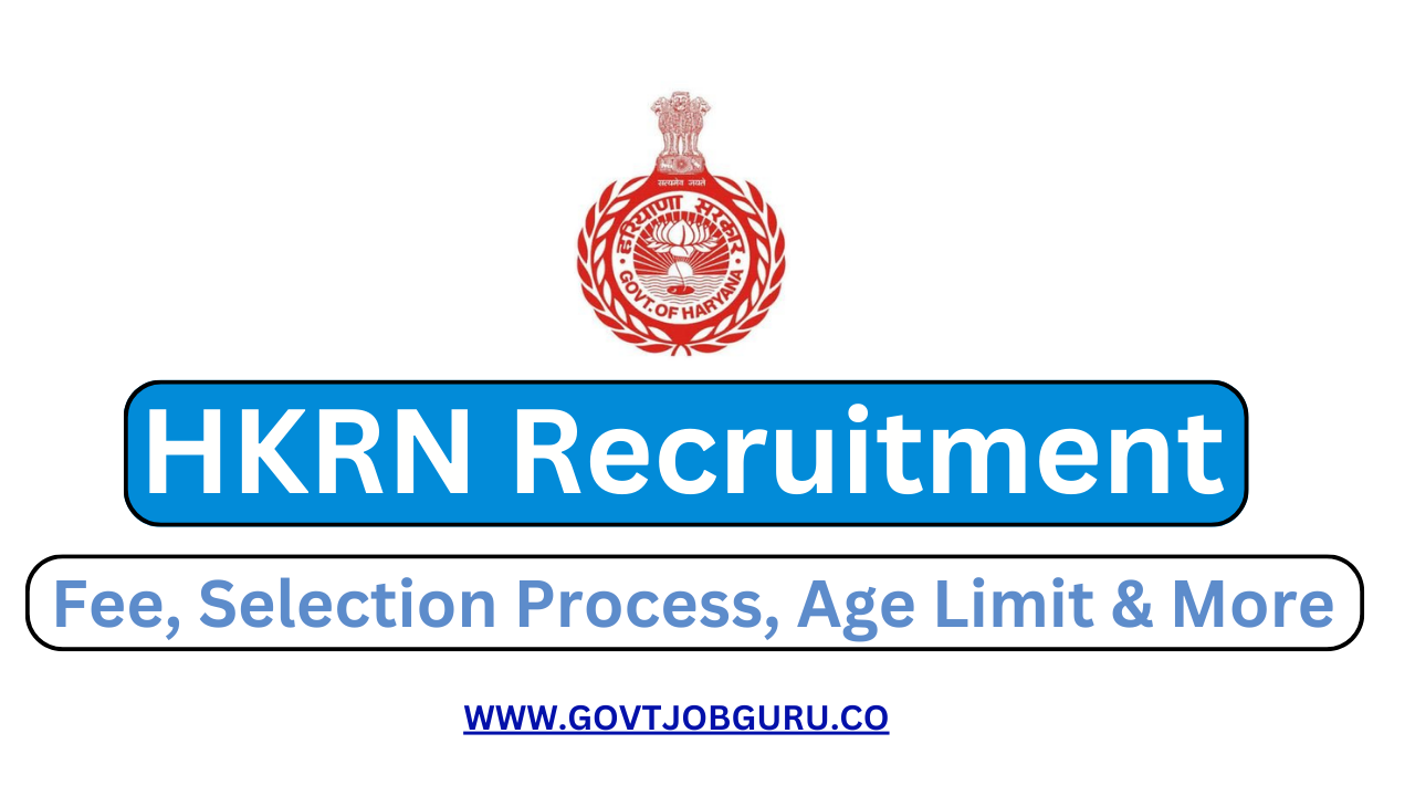 Haryana Kaushal Rojgar Nigam (HKRN) Recruitment 2024